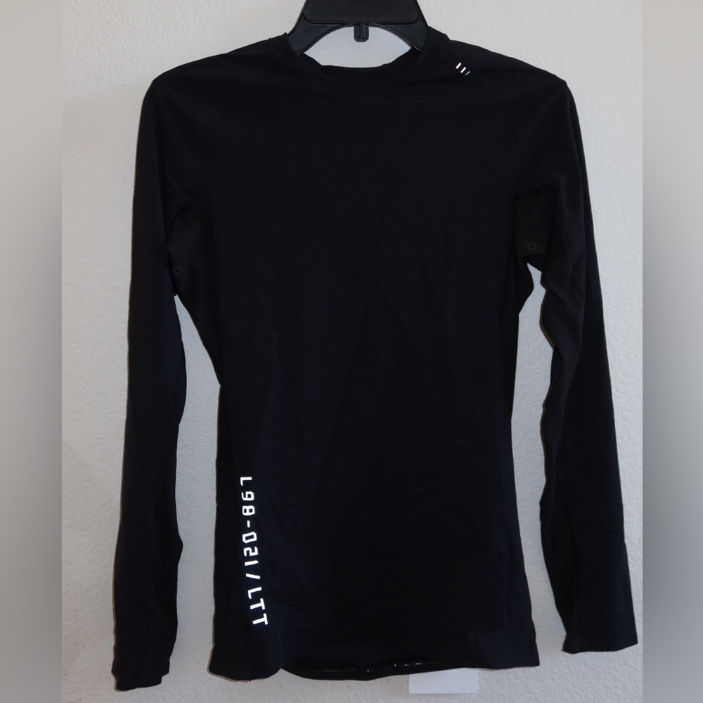 Lululemon Vital Drive Training Long Sleeve Shirt in black